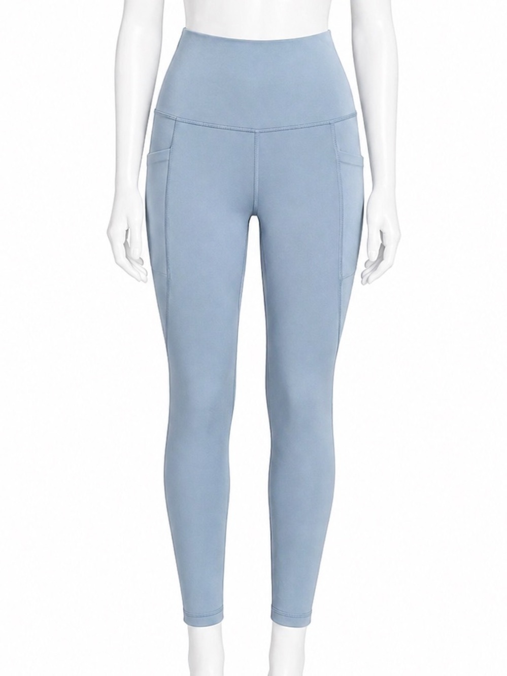 Athleta Salutation Stash Pocket Leggings Blue Size XS High Rise